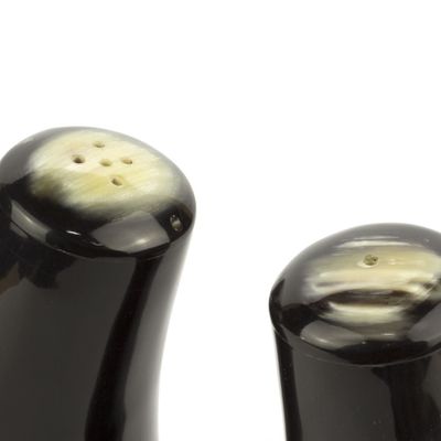 Couverts & ustensiles de cuisine - Salière et poivrière en corne - L INDOCHINEUR X RIVÊT