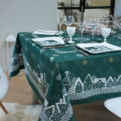 Table linen - Starry Night Tablecloth - BEAUVILLÉ
