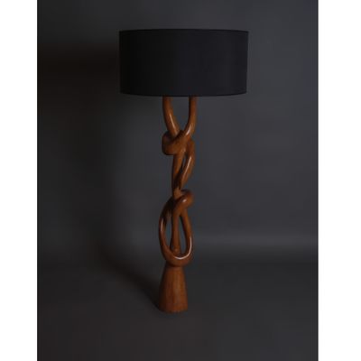Floor lamps - JANNI - Crafted wooden floor lamp - CALLITRIS