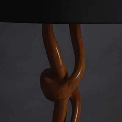 Lampadaires - JANNI - Crafted wooden floor lamp - CALLITRIS