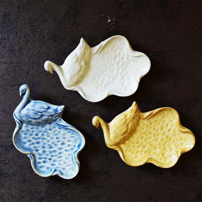 Assiettes au quotidien - Cygne - MARUMITSU POTERIE