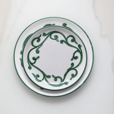 Everyday plates - IRIS: SICILIAN CERAMIC TABLEWARE SET DECORATED BY HAND - MAISON GALA