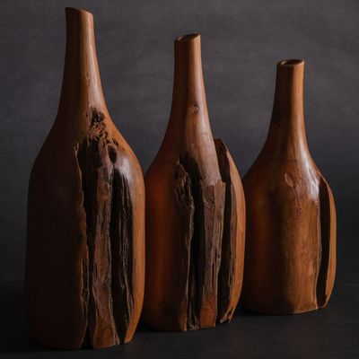 Vases - Handcrafted trio of vases -  Ref VAS012 - CALLITRIS