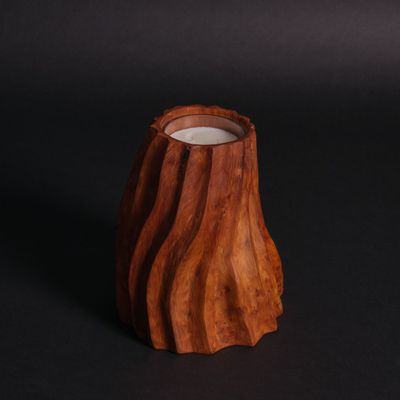 Bougies - Wood Candle -  REF BO008 M - CALLITRIS