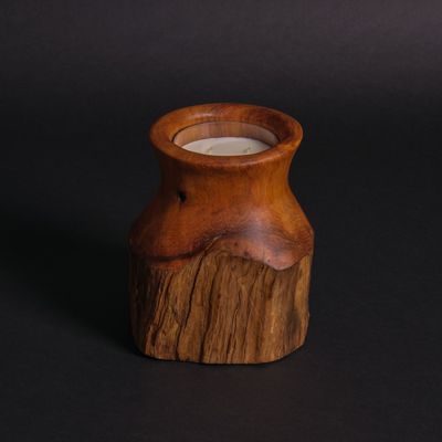 Candles - Wood Candle - REF BO007 M - CALLITRIS