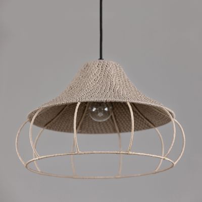 Plafonniers - BRIGHTON suspension en fil de coton - ELMO