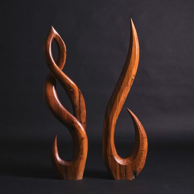 Decorative objects - Decorative wooden sculpture. - CALLITRIS
