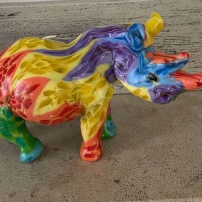 Decorative objects - Timbali Rhinoceros Candle - EL PELICANO