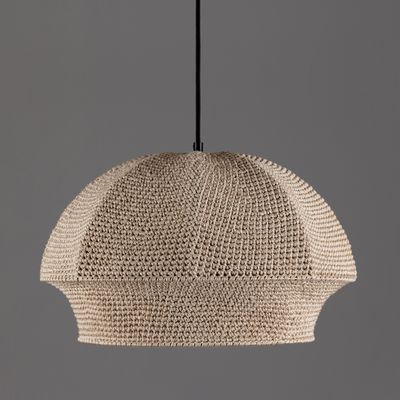 Ceiling lights - ANTWERP suspension lamp in cotton yarn - ELMO