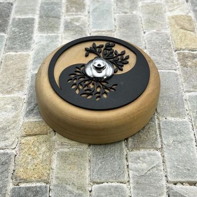 Decorative objects - Ying Yang Metal Image Doorbell - LA FÉE SONNETTE