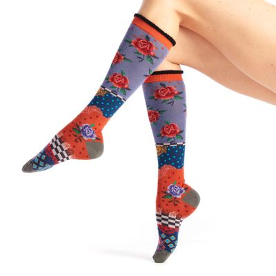 Socks - WOMEN'S GARDEN KNEE SOCKS - DUB & DRINO