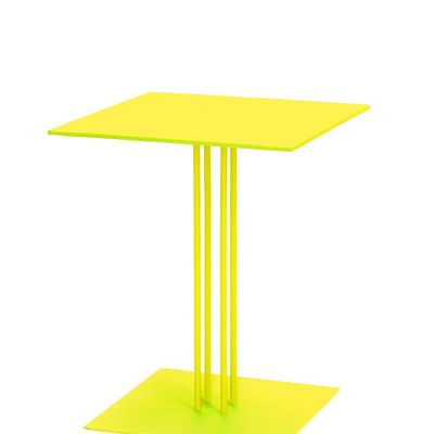 Lawn tables - PARADISO square table top H74 - ISIMAR