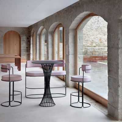 Benches for hospitalities & contracts - PARADISO high bench - ISIMAR