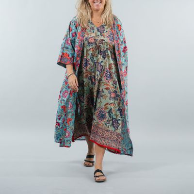 Sleepwear - Colorful Kimono Long - NEST FACTORY