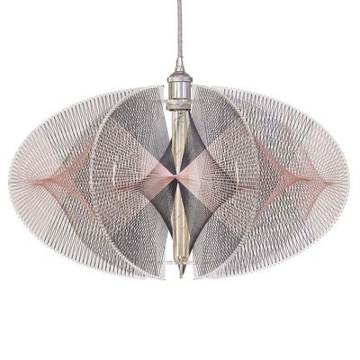 Objets design - Suspension AINAVA L plexiglass rose - VASSARA LAMPS