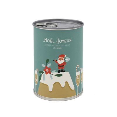 Cadeaux - Kit à semer "Noël Joyeux (gâteau)" Fabriqué en France - MAUVAISES GRAINES