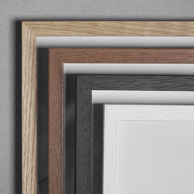 Cadres - Wooden Frame - Dark Oak - Glass - CHICURA COPENHAGEN
