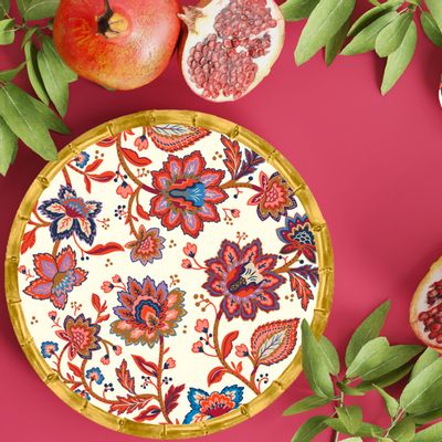 Outdoor decorative accessories - New melamine tableware: Jaipur Collection - LES JARDINS DE LA COMTESSE