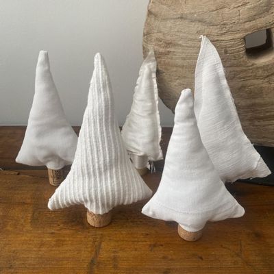 Other Christmas decorations - Small Christmas tree in a set of 5 - LA FÉE L'A FAIT