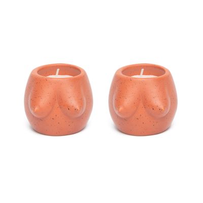Decorative objects - PACK OF 2 TITS CANDLE HOLDERS HF - HELIO FERRETTI