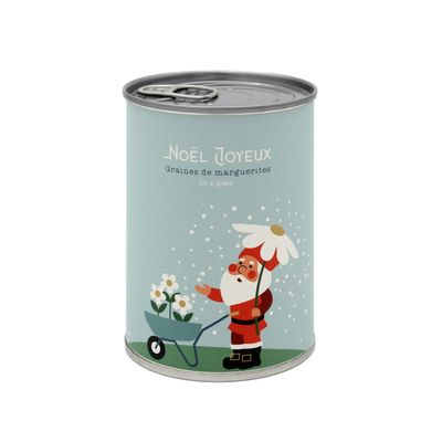Cadeaux - Kit à semer "Noël Joyeux (brouette)" fabriqué en France - MAUVAISES GRAINES