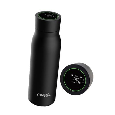 Autres fournitures bureau  - Muggo Boost Bottle Bouteille isotherme chaud froid intelligente rappel hydratation - OUI SMART