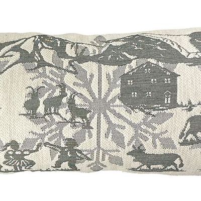 Fabric cushions - Cage Reins Winter Woven Cushion Cover - ART DE LYS