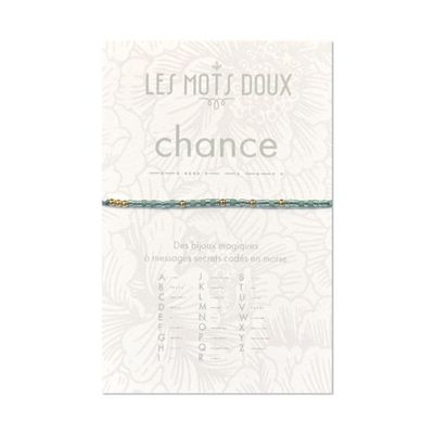 Jewelry - Morse code bracelet - Chance - LES MOTS DOUX