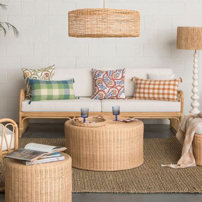 Sofas - Rattan Sofa KNOTS - MAHE HOMEWARE