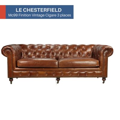 Canapés - Notre Gamme de Canapé & Fauteuil Chesterfield! - JP2B DECORATION
