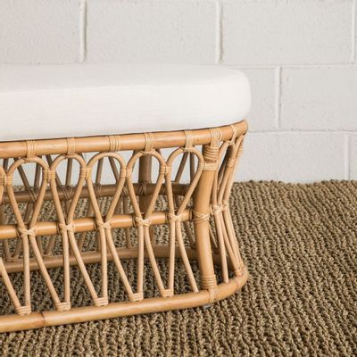 Benches - Rattan Bench KNOTS - MAHE HOMEWARE
