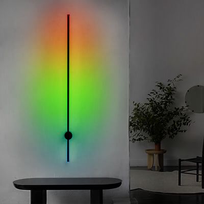 Children's lighting - Long lamp for the wall multicolored Minimalist RGB Laser Wall Lamp 80cm - OUI SMART