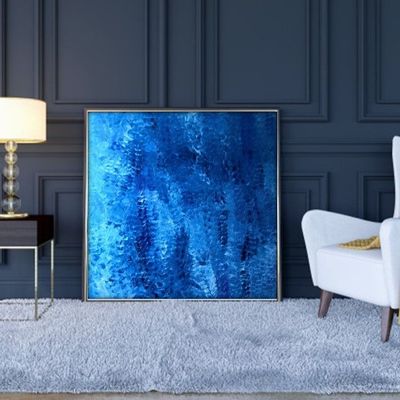 Cadeaux - Tableau Original à l'huile Silent Cycles N° 59 - MOTI ART & DESIGN