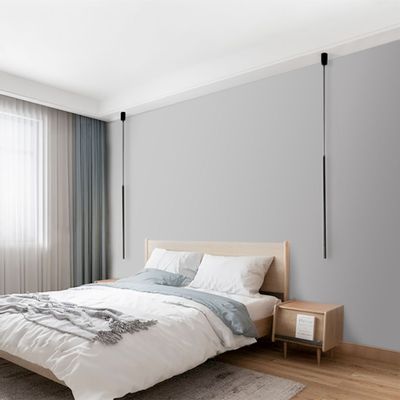 Decorative objects - long lamp suspended from the ceiling Black LED hanging needle - OUI SMART