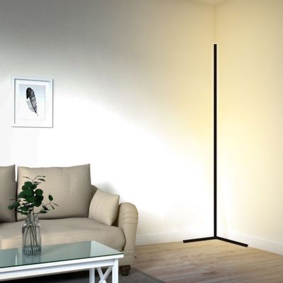 Autres fournitures bureau  - Lampadaire minimaliste design noir moderne Warm Light - OUI SMART