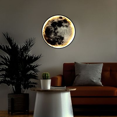 Appliques - Luna Light Wall Lamp in the shape of a modern moon - OUI SMART