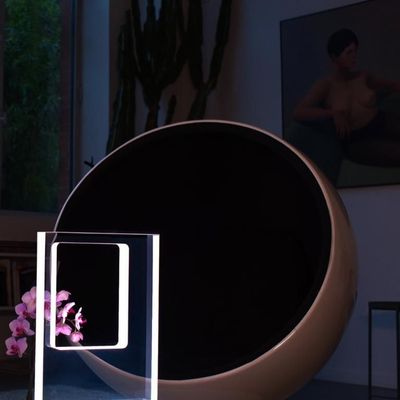 Other smart objects - WINDOW BLACK OR WHITE MARBLE BASE - IOLAB DESIGN