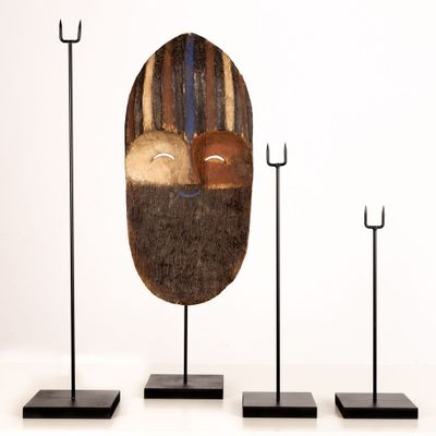 Sculptures, statuettes and miniatures - Socle masque, support, présentoir, 4 hauteurs - CALAOSHOP