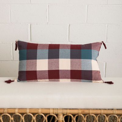 Coussins - Coussin en Coton Tissé Check - MAHE HOMEWARE