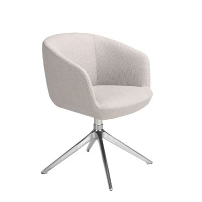 Chairs - Swivel chair light grey fabric - ANGEL CERDÁ