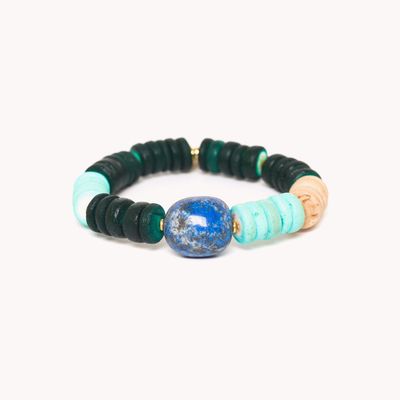 Jewelry - Lapiz 3 bracelet - Acapulco - NATURE BIJOUX