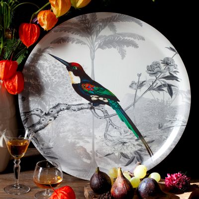 Trays - Paradise Jacamar serving tray - PARADISIO IMAGINARIUM