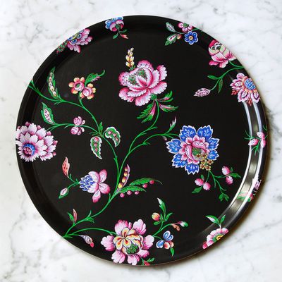 Plateaux - Plateau Rond Pondichéry crème - PARADISIO IMAGINARIUM