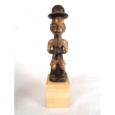 Sculptures, statuettes and miniatures - Oak stand for statue 8x8x10 cm - CALAOSHOP