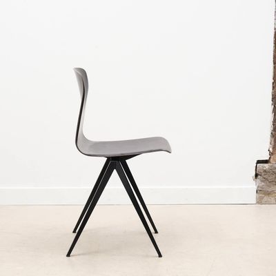 Chairs - Galvanitas S19 straight ebony reissue chair - CARTEL DE BELLEVILLE