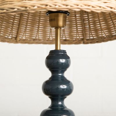 Table lamps - TUCANA wooden table lamp. - MAHE HOMEWARE