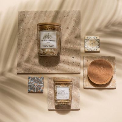 Candles - Scented candle Orange Blossom - MAISON AMADEO
