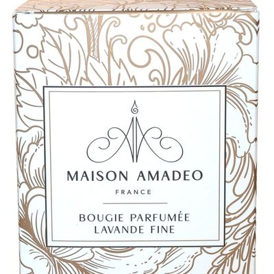 Bougies - Bougie parfumée Lavande Fine - MAISON AMADEO