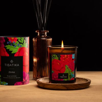 Objets de décoration - Bougie artisanale parfumée "Zörka" - TIBATIKA