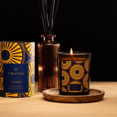 Decorative objects - Heritage” scented handmade candle - TIBATIKA